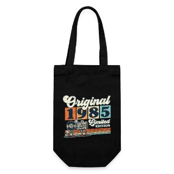 40e anniversaire 40 ans Né 1985 Homme Femme - Sac à bouteille - noir - Devant