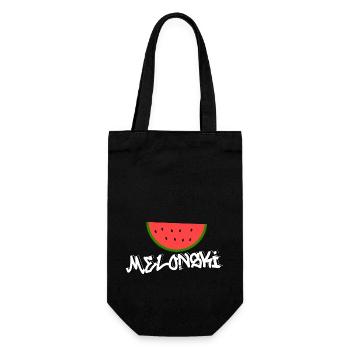 Melonski Melon - Gift Bag for Bottles - black - Front