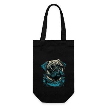 Petit carlin - Sac à bouteille - noir - Devant