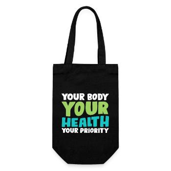 Your Body - Gift Bag for Bottles - black - Front