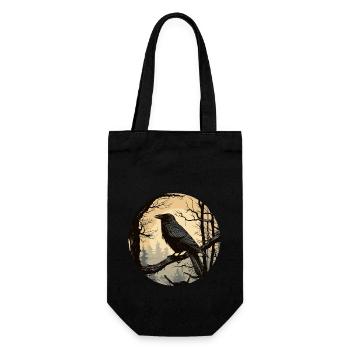 Raven - Gift Bag for Bottles - black - Front