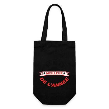 Elu meilleur PAPOUNET de l'année - Sac à bouteille - noir - Devant