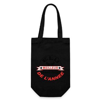 Elu meilleur GRAND FRERE de l'année - Sac à bouteille - noir - Devant