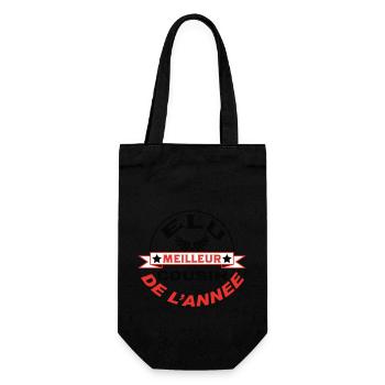 Elu meilleur COUSIN de l'année - Sac à bouteille - noir - Devant