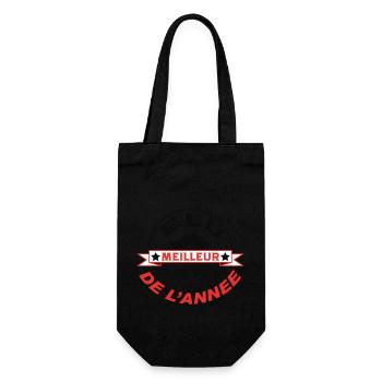Elu meilleur PAPY de l'année - Sac à bouteille - noir - Devant
