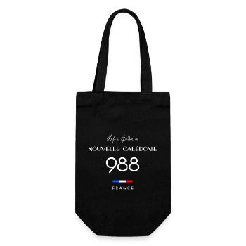 Nouvelle Calédonie 988 La Vie est Meilleure - Sac à bouteille - noir - Devant