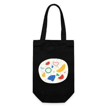 Big Climbing Holds - Gift Bag for Bottles - black - Front