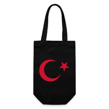 J’aime la dinde, T-shirt design de style élégance - Sac à bouteille - noir - Devant