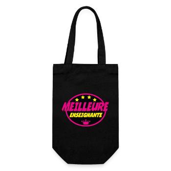 MEILLEURE ENSEIGNANTE - Sac à bouteille - noir - Devant