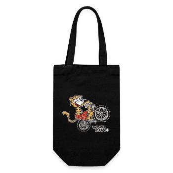 Wild Ride Tiger - Geschenkbeutel für Flaschen - Schwarz - Vorne
