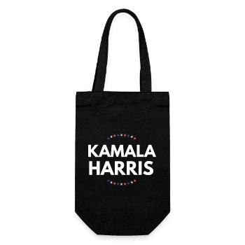 Kamala Harris for pre| Kamala Harris i'm speaking - Geschenkbeutel für Flaschen - Schwarz - Vorne