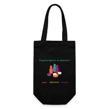Ergothérapeute en pédiatrie - Sac à bouteille - noir - Devant