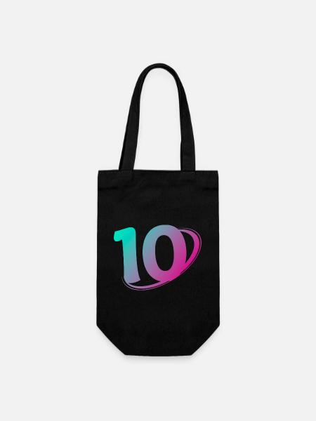 Numéro 10 multicolore - Sac à bouteille - noir