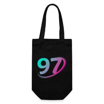 Numéro 97 multicolore - Sac à bouteille - noir - Devant