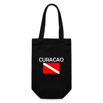 Drapeau de plongée Curaçao - Plongée sous-marine - Plongée sous-marine - Tauchen - Sac à bouteille - noir - Devant