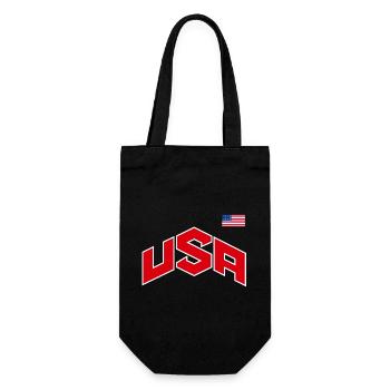 TEAM USA - Gift Bag for Bottles - black - Front