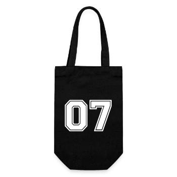 07 - Geschenkbeutel für Flaschen - Schwarz - Vorne