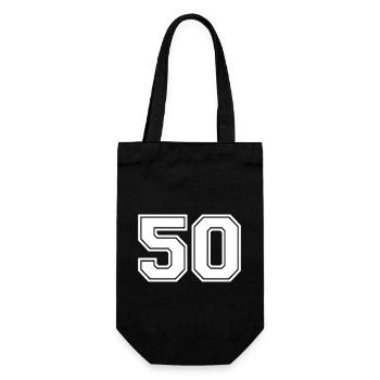 50 - Gift Bag for Bottles - black - Front