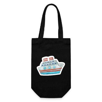 bateau - Sac à bouteille - noir - Devant