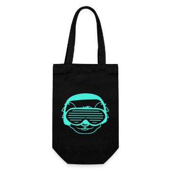 DJ Koala Bear Head Visage d’ours Koala australien - Sac à bouteille - noir - Devant