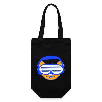 DJ Koala Bear Head Visage d’ours Koala australien - Sac à bouteille - noir - Devant