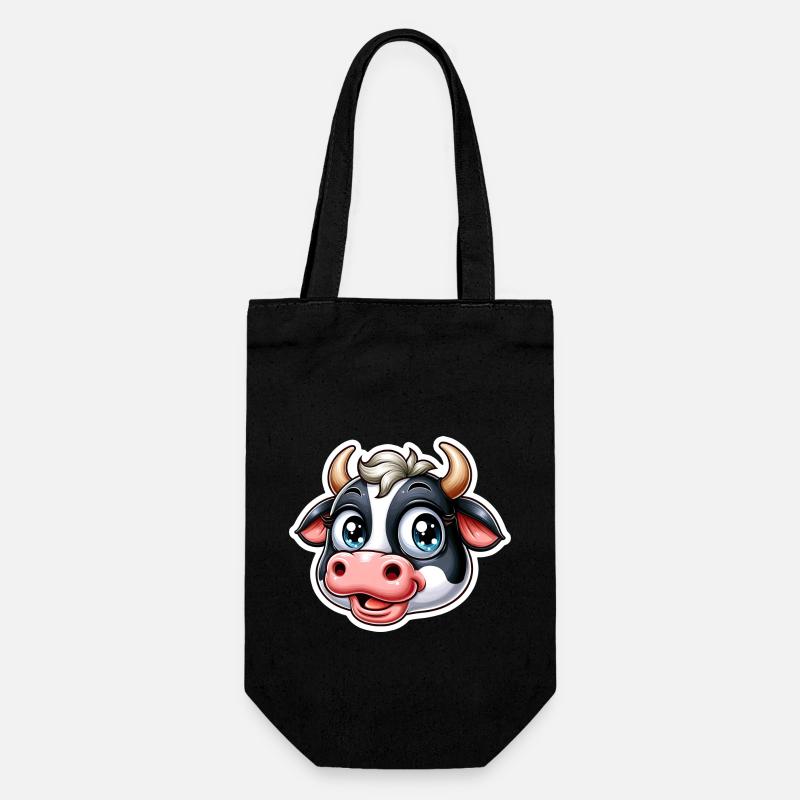 Vache - Sac à bouteille - noir