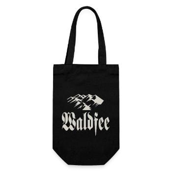 Waldfee - Geschenkbeutel für Flaschen - Schwarz - Vorne
