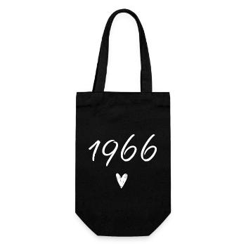 1966 coeur anniversaire - Sac à bouteille - noir - Devant