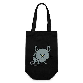 Souris Mignon - Sac à bouteille - noir - Devant