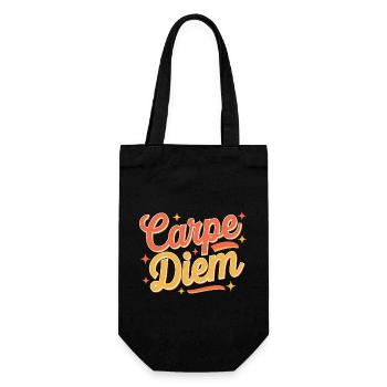 Carpe Diem - Sac à bouteille - noir - Devant