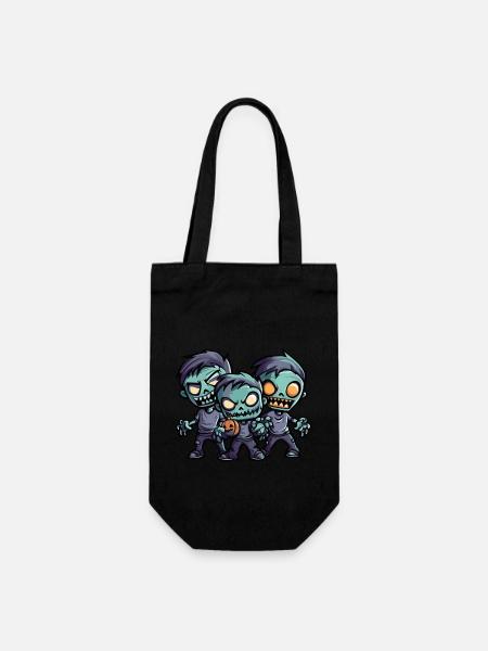 Zombies Halloween - Sac à bouteille - noir