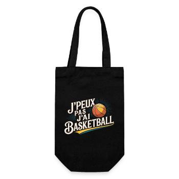 J'peux pas j'ai basketball - Sac à bouteille - noir - Devant