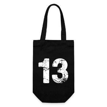 13 - Gift Bag for Bottles - black - Front