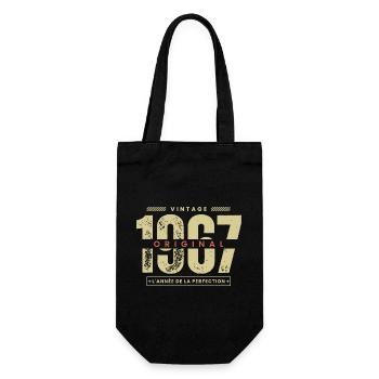 vintage 1967 / année 1967 / t-shirt 1967 - Sac à bouteille - noir - Devant