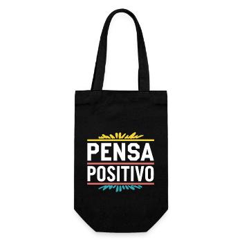 Pensa positivo - Sac à bouteille - noir - Devant