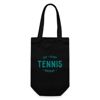 Manger dormir Tennis Répéter - Sac à bouteille - noir - Devant