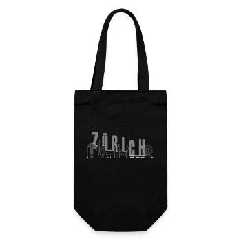 Zurich Skyline - Gift Bag for Bottles - black - Front