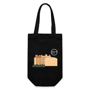 Edinburgh Castle - Geschenkbeutel für Flaschen - Schwarz - Vorne
