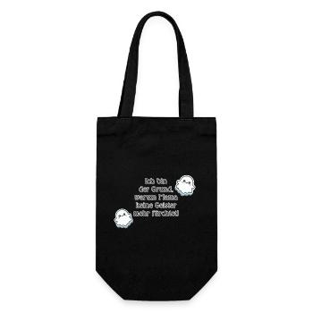 Drôle Bébé Disant Fantômes Halloween Maman Bébé - Sac à bouteille - noir - Devant