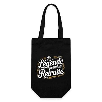 La légende prend sa retraite - Sac à bouteille - noir - Devant