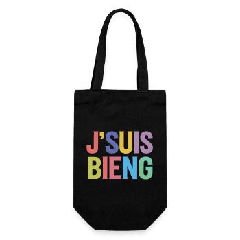 J'suis bieng - Sac à bouteille - noir - Devant