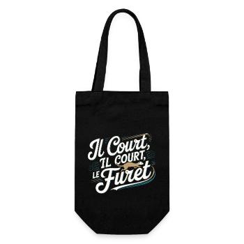 Il court, il court le furet - Sac à bouteille - noir - Devant