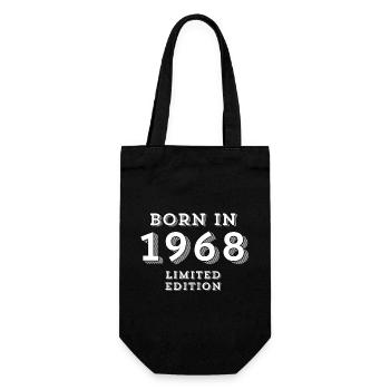 1968, 56 ans, année de naissance - Sac à bouteille - noir - Devant