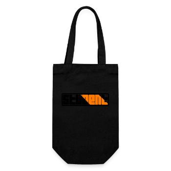 Student Logo - Gift Bag for Bottles - black - Front