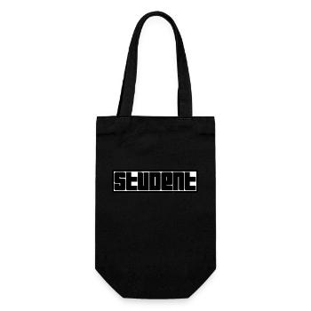 Student Logo - Gift Bag for Bottles - black - Front