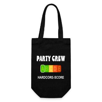 Party Crew - Geschenkbeutel für Flaschen - Schwarz - Vorne