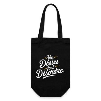 Vos désirs font désordre - Sac à bouteille - noir - Devant