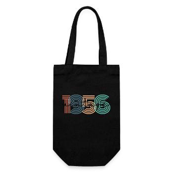 1956 vintage rétro - Sac à bouteille - noir - Devant