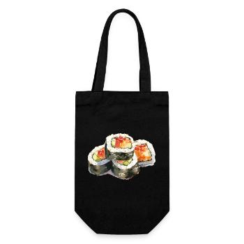 Sushi Food - Gift Bag for Bottles - black - Front