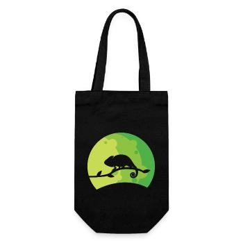 Caméléon - Sac à bouteille - noir - Devant